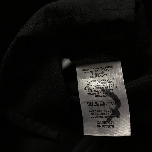 Ann Taylor The Crop Pants Mid Rise Black Size 00P - Picture 5 of 6